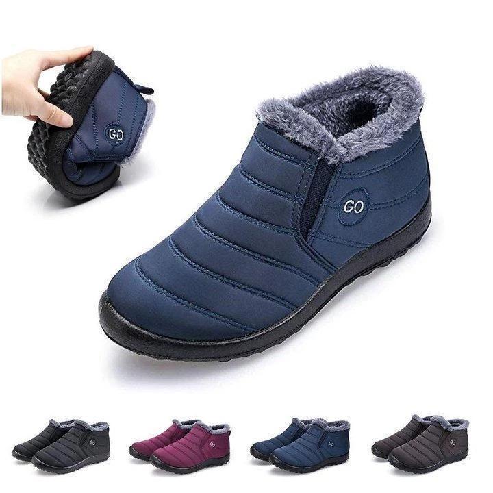 Botas impermeables y cálidas para mujer, zapatos antideslizantes para caminar, ¡oferta de esta semana con un 49% de descuento!