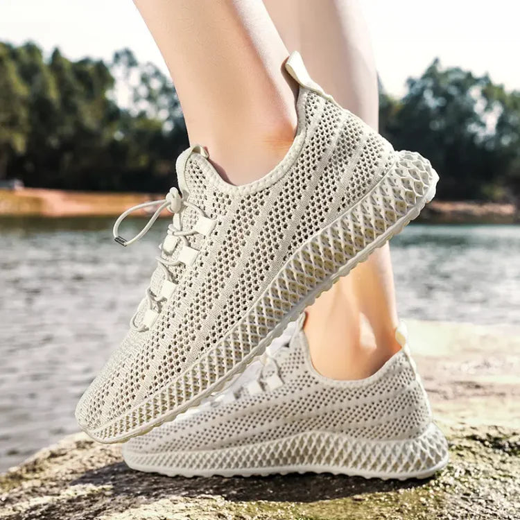 Oferta de esta semana: 50% de descuento en zapatos ortopédicos tejidos Flying Woven para hombre