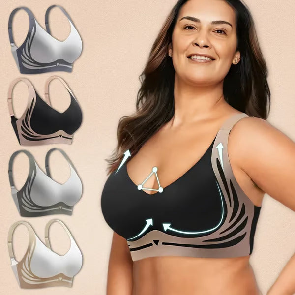 VENTA CALIENTE 45%🔥Sujetador súper fruncido, sujetador push-up sin aros: ¡No más senos caídos!