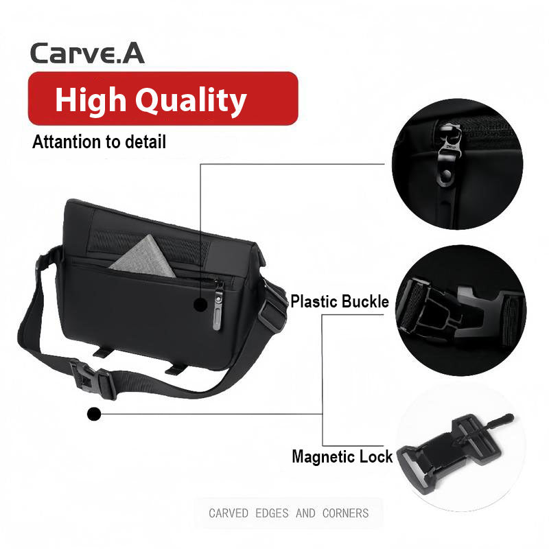 🔥 Hot Sale 50% OFF ❤️ Anti-Theft Men's Sling Bag – Travel & Work Ready!