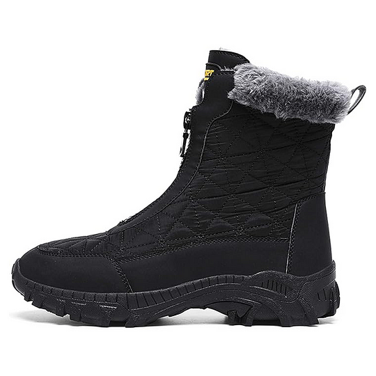 (⏰Evento de descuento del 49% por tiempo limitado) Botas de nieve ortopédicas de invierno para hombre, cálidas, con punta ancha, soporte de arco, impermeables, antideslizantes y antiperforación.
