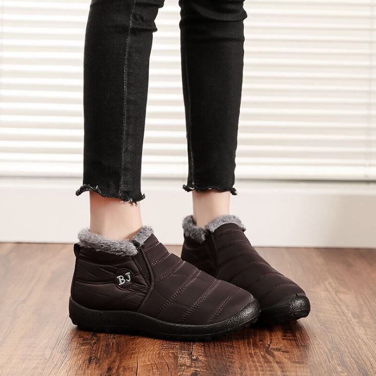 Botas impermeables y cálidas para mujer, zapatos antideslizantes para caminar, ¡oferta de esta semana con un 49% de descuento!