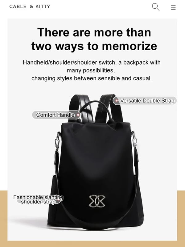 Mochila antirrobo de gran capacidad ¡Oferta especial del 45%!