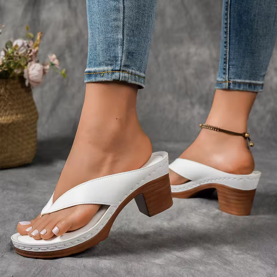 🌼Rebajas de primavera: 49 % de descuento❤️ Sandalias de verano de tacón alto con estilo para mujer | Cómodas, transpirables y versátiles