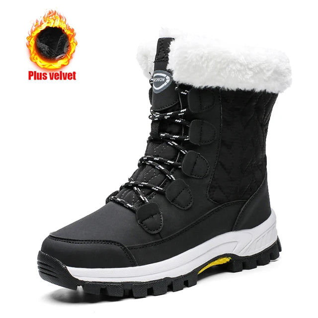 🔥Último día: 50% de descuento 🔥Botas de nieve cálidas con forro polar de moda para mujer
