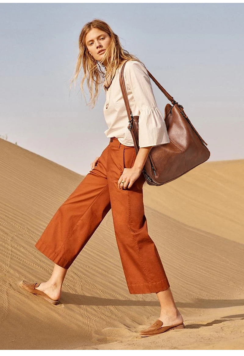 Bolsos cruzados de cuero para mujer - Juego de 3