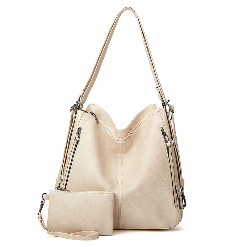 Bolsos cruzados de cuero para mujer - Juego de 3
