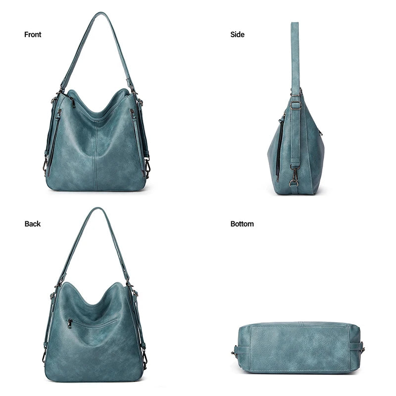 Bolsos cruzados de cuero para mujer - Juego de 3