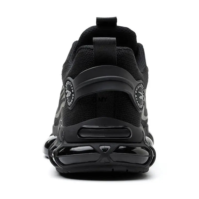 Zapatillas de trabajo indestructibles con amortiguación de aire y botón giratorio (2024)