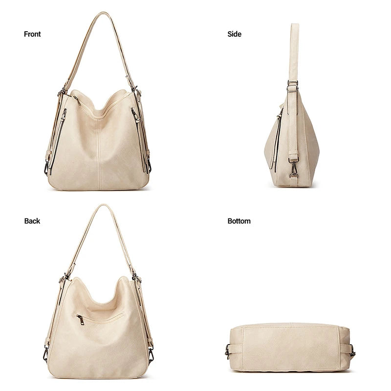 Bolsos cruzados de cuero para mujer - Juego de 3