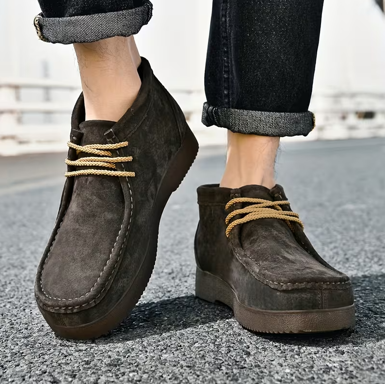 Fall Promotion 45% OFFđ Menâs Hand-Stitched Leather Comfort Ankle Boots