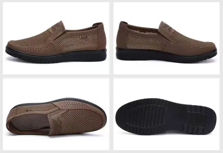 Oferta de esta semana: 50% de descuento en mocasines ortopédicos de malla transpirable para hombre