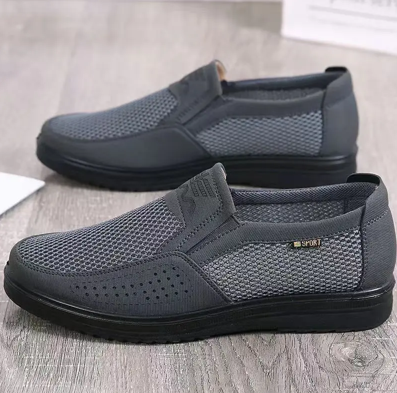 Oferta de esta semana: 50% de descuento en mocasines ortopédicos de malla transpirable para hombre