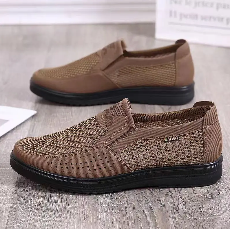 Oferta de esta semana: 50% de descuento en mocasines ortopédicos de malla transpirable para hombre