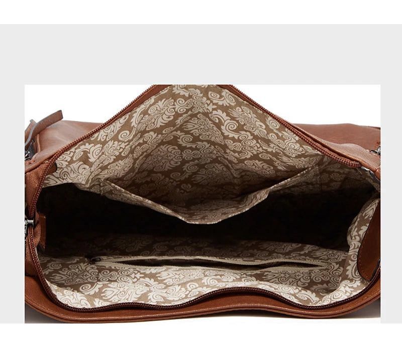 Bolsos cruzados de cuero para mujer - Juego de 3