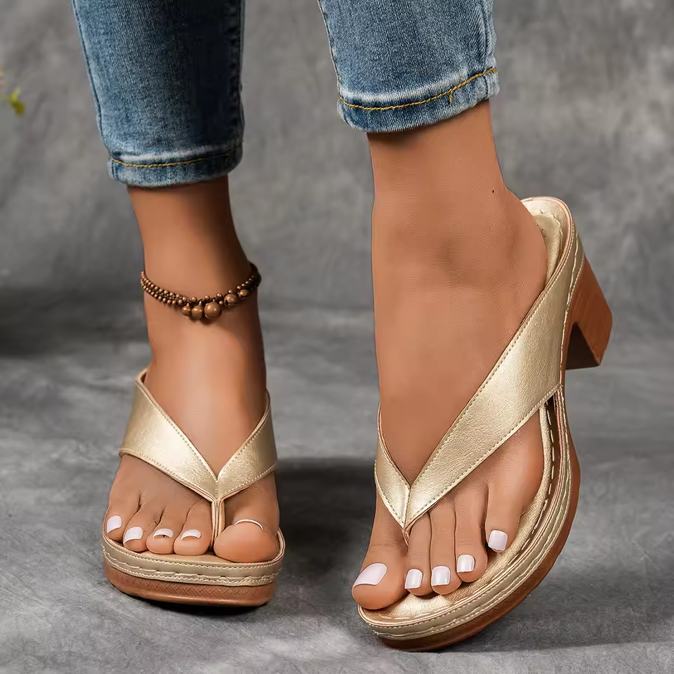 🌼Rebajas de primavera: 49 % de descuento❤️ Sandalias de verano de tacón alto con estilo para mujer | Cómodas, transpirables y versátiles
