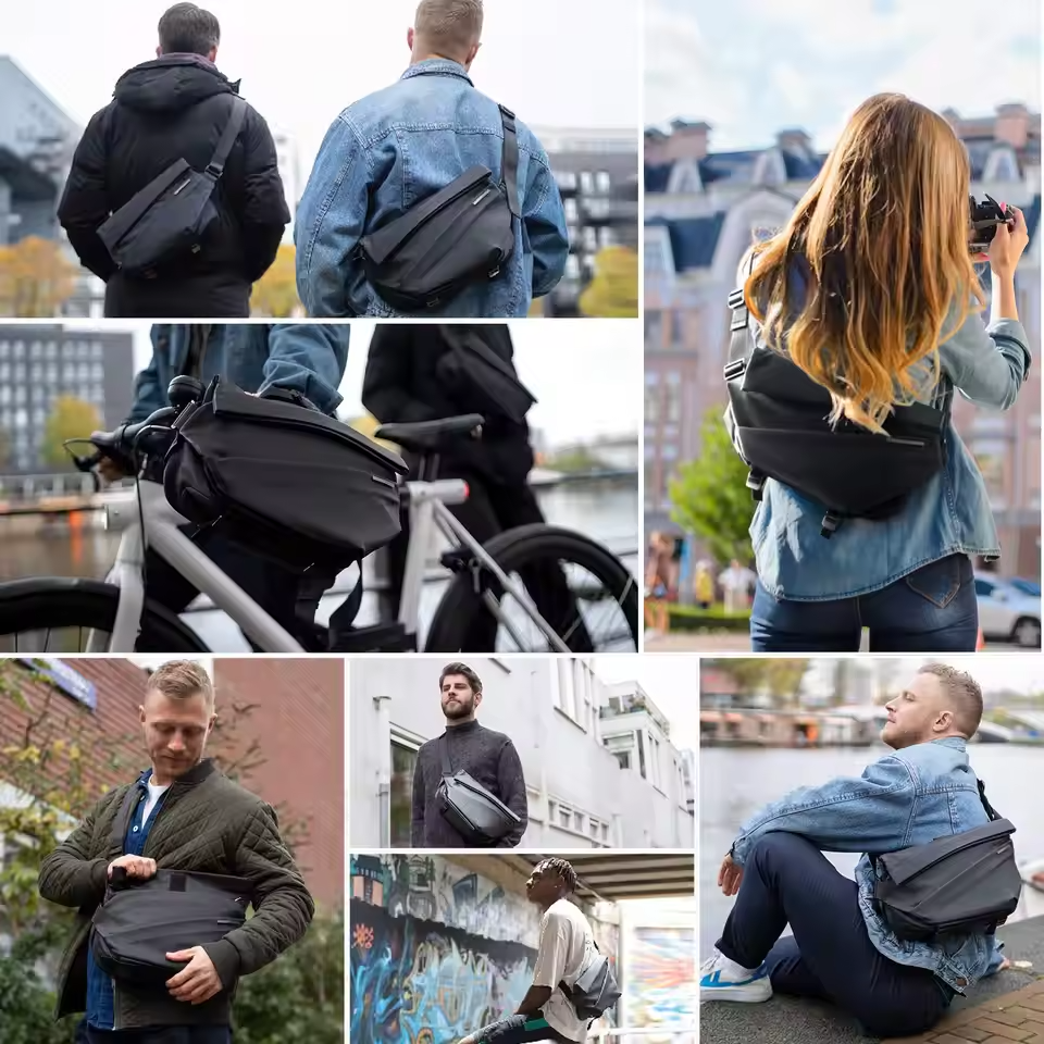 🔥 Hot Sale 50% OFF ❤️ Anti-Theft Men's Sling Bag – Travel & Work Ready!
