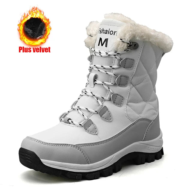 🔥Último día: 50% de descuento 🔥Botas de nieve cálidas con forro polar de moda para mujer