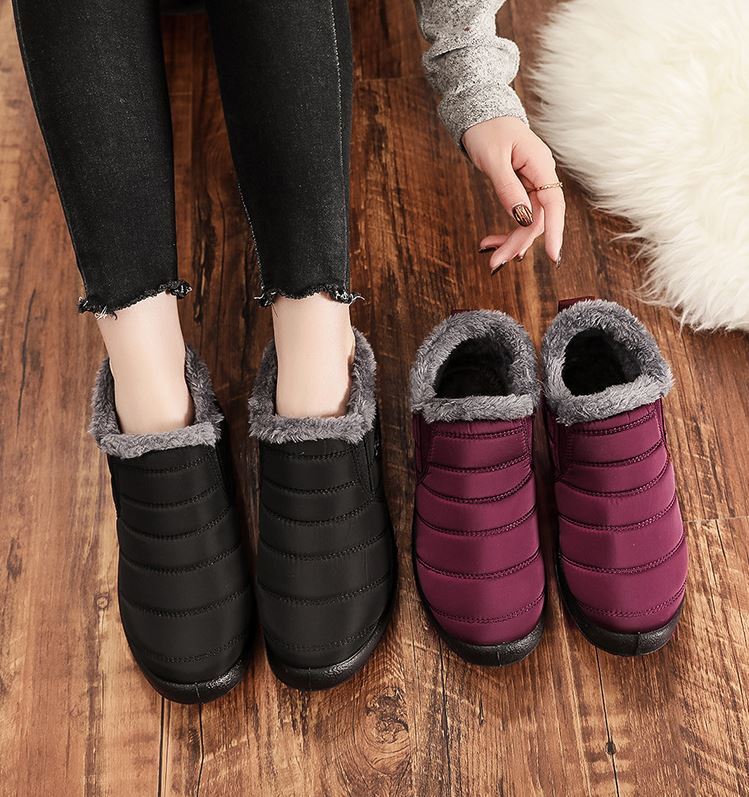 Botas impermeables y cálidas para mujer, zapatos antideslizantes para caminar, ¡oferta de esta semana con un 49% de descuento!