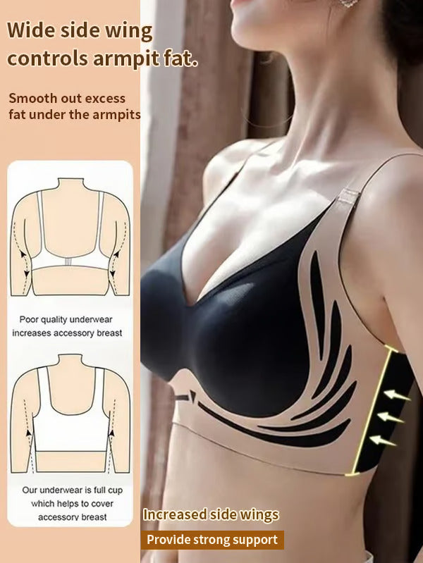 VENTA CALIENTE 45%🔥Sujetador súper fruncido, sujetador push-up sin aros: ¡No más senos caídos!