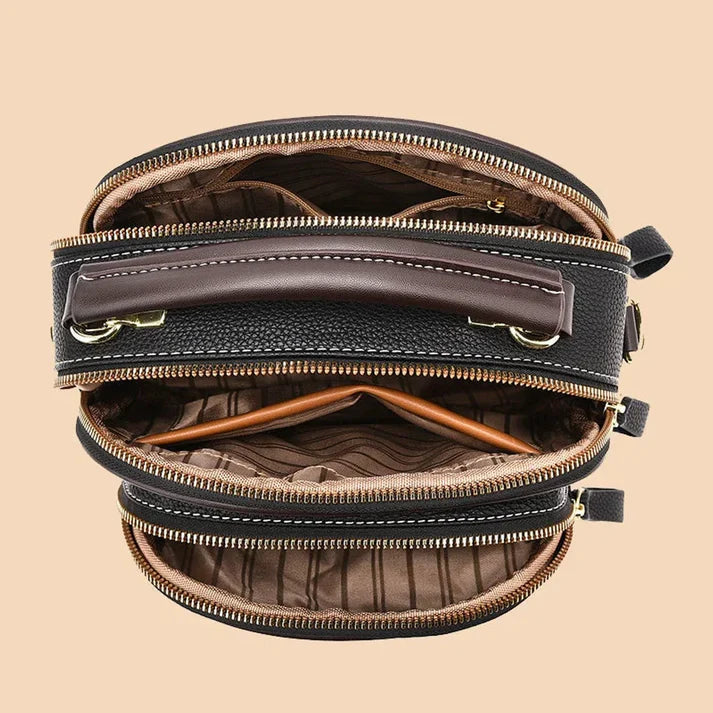 Gran oferta 45% de descuento 🔥 Bolso de cuero clásico multifuncional con correa ancha ajustable para el hombro