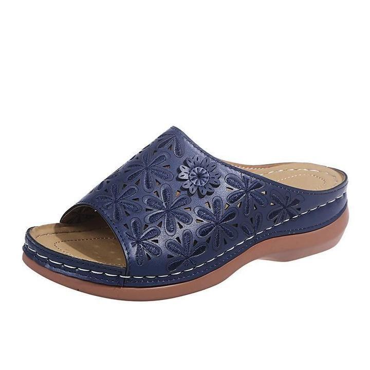 Women's Leather Orthopedic Arch Support Comfy Vintage Sandals
