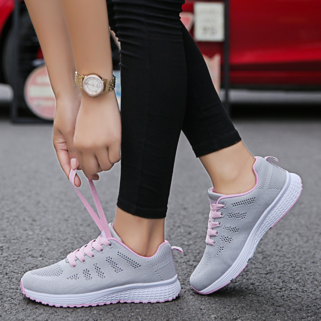 Zapatillas deportivas ligeras correctoras ortopédicas para mujer