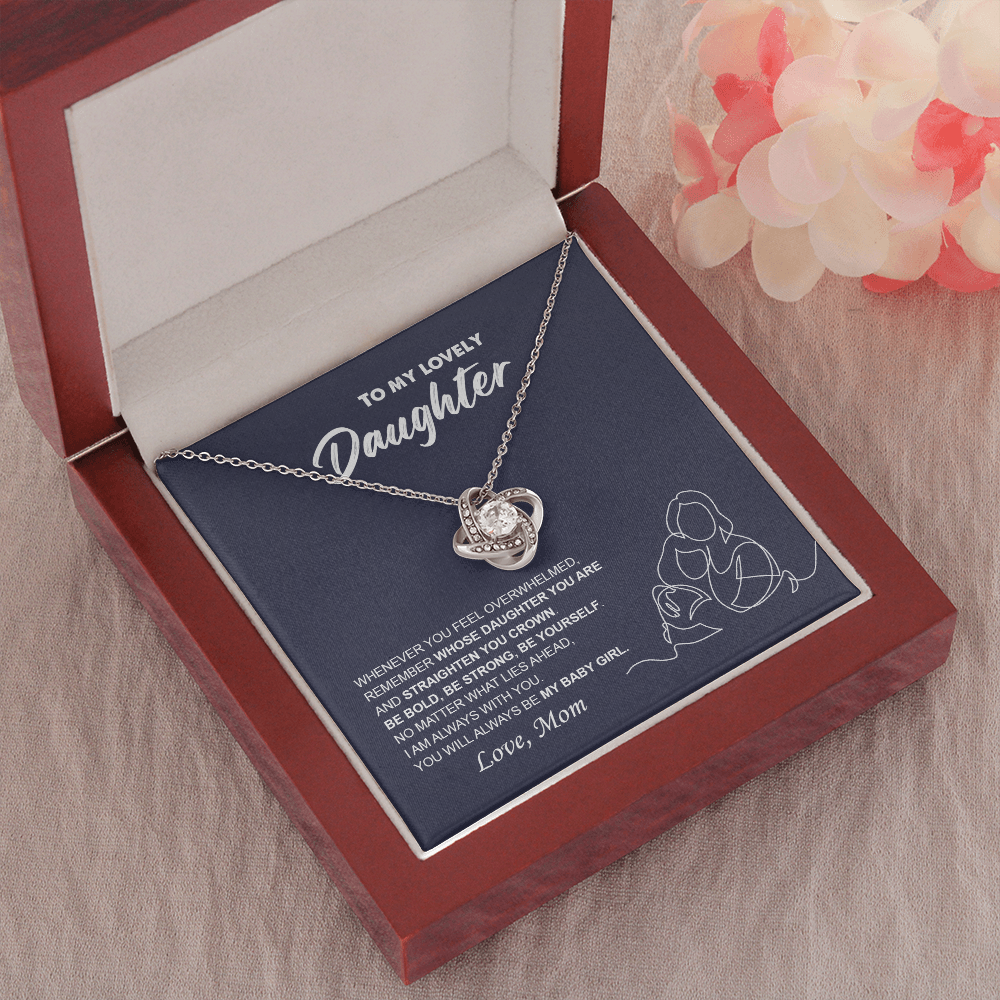 Regalo para hija | Collar con nudo de amor