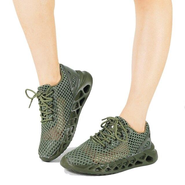 Zapatillas de running de malla antideslizantes para mujer