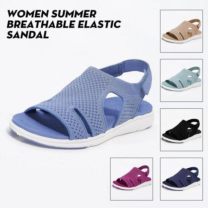 Sandalias de playa elásticas y transpirables de verano para mujer HealthyFit™