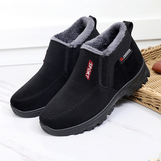 (⏰LIQUIDACIÓN 50% DE DESCUENTO) Zapatos impermeables, antideslizantes y cálidos para hombre, de invierno 2024, con soporte de arco y puntera ancha para caminar