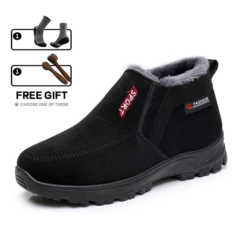 (⏰LIQUIDACIÓN 50% DE DESCUENTO) Zapatos impermeables, antideslizantes y cálidos para hombre, de invierno 2024, con soporte de arco y puntera ancha para caminar