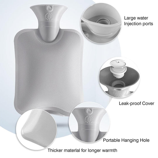 Bolsa de agua caliente recargable con cinturón de peluche [Ajuste universal] ¡Oferta navideña del 49%!