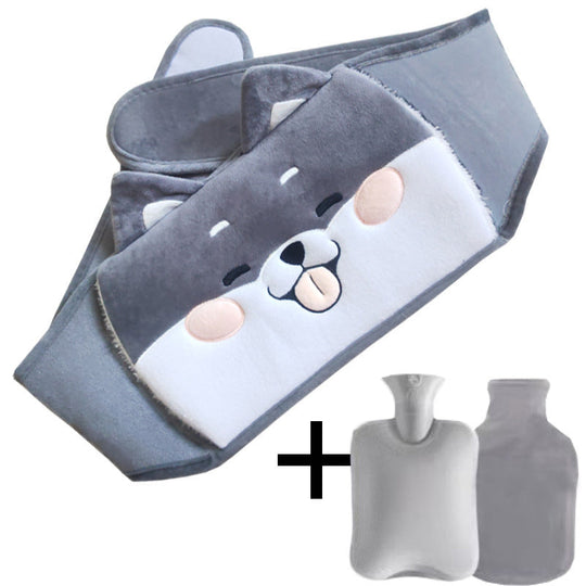 Bolsa de agua caliente recargable con cinturón de peluche [Ajuste universal] ¡Oferta navideña del 49%!