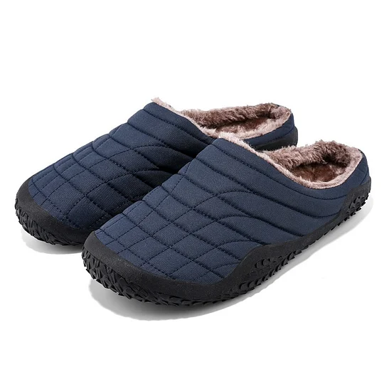 Men’s Cozy Orthopedic Slip-On Slippers — Warmth & Support, Indoors & Out