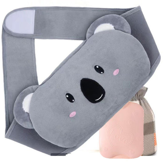 Bolsa de agua caliente recargable con cinturón de peluche [Ajuste universal] ¡Oferta navideña del 49%!