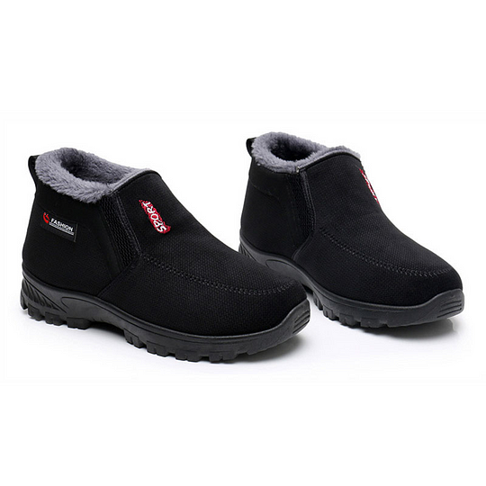 (⏰LIQUIDACIÓN 50% DE DESCUENTO) Zapatos impermeables, antideslizantes y cálidos para hombre, de invierno 2024, con soporte de arco y puntera ancha para caminar