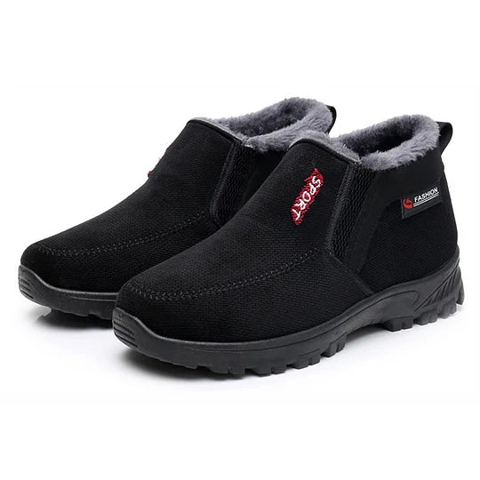 (⏰LIQUIDACIÓN 50% DE DESCUENTO) Zapatos impermeables, antideslizantes y cálidos para hombre, de invierno 2024, con soporte de arco y puntera ancha para caminar