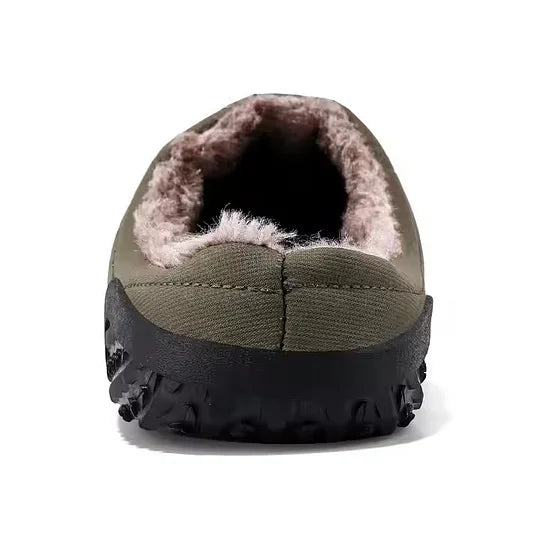 Men’s Cozy Orthopedic Slip-On Slippers — Warmth & Support, Indoors & Out