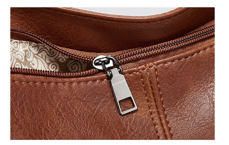 Bolsos cruzados de cuero para mujer - Juego de 3