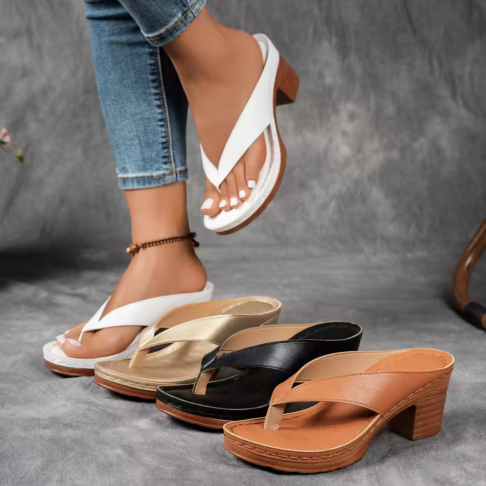 🌼Rebajas de primavera: 49 % de descuento❤️ Sandalias de verano de tacón alto con estilo para mujer | Cómodas, transpirables y versátiles