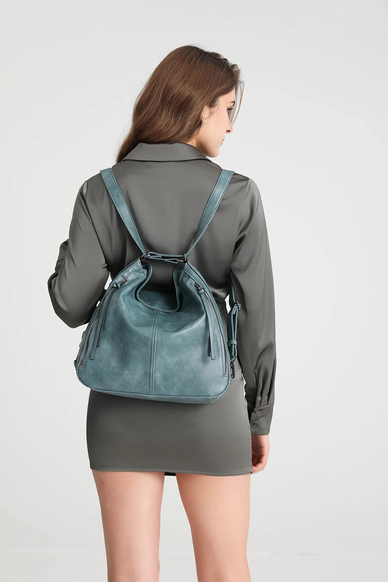 Bolsos cruzados de cuero para mujer - Juego de 3