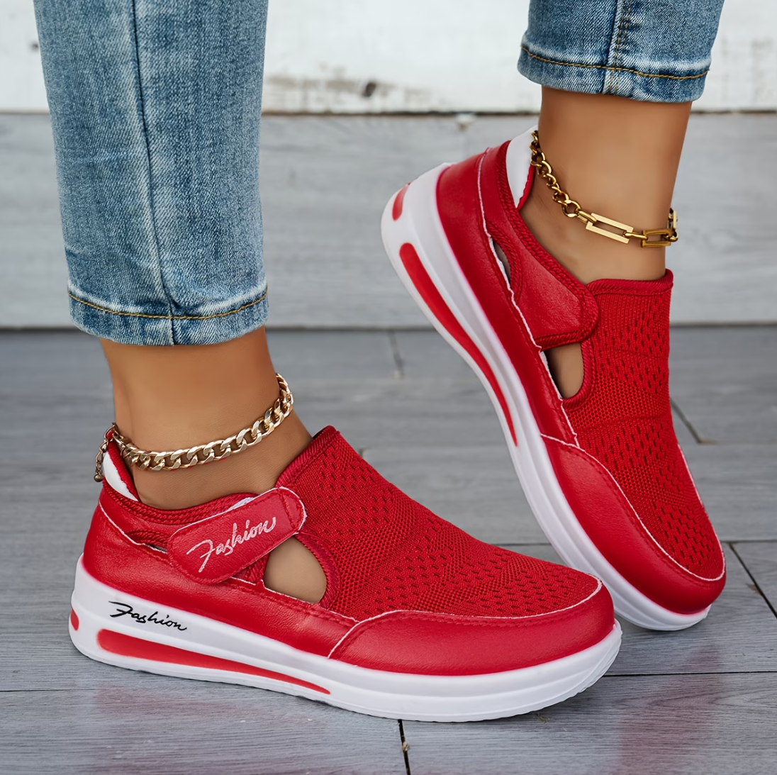 Women's Orthopedic Breathable Slip-On Shoes, Mary Jane Hybrid Sneakers