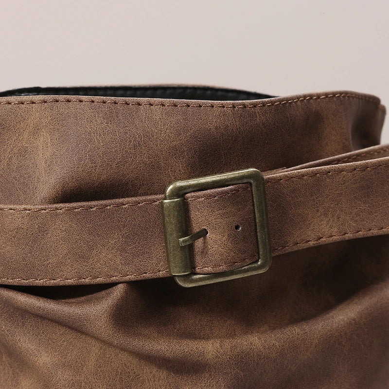 OFERTA CALIENTE 45% DE DESCUENTO🔥Nuevas botas de media caña vintage de punta redonda para mujer Otoño Invierno 