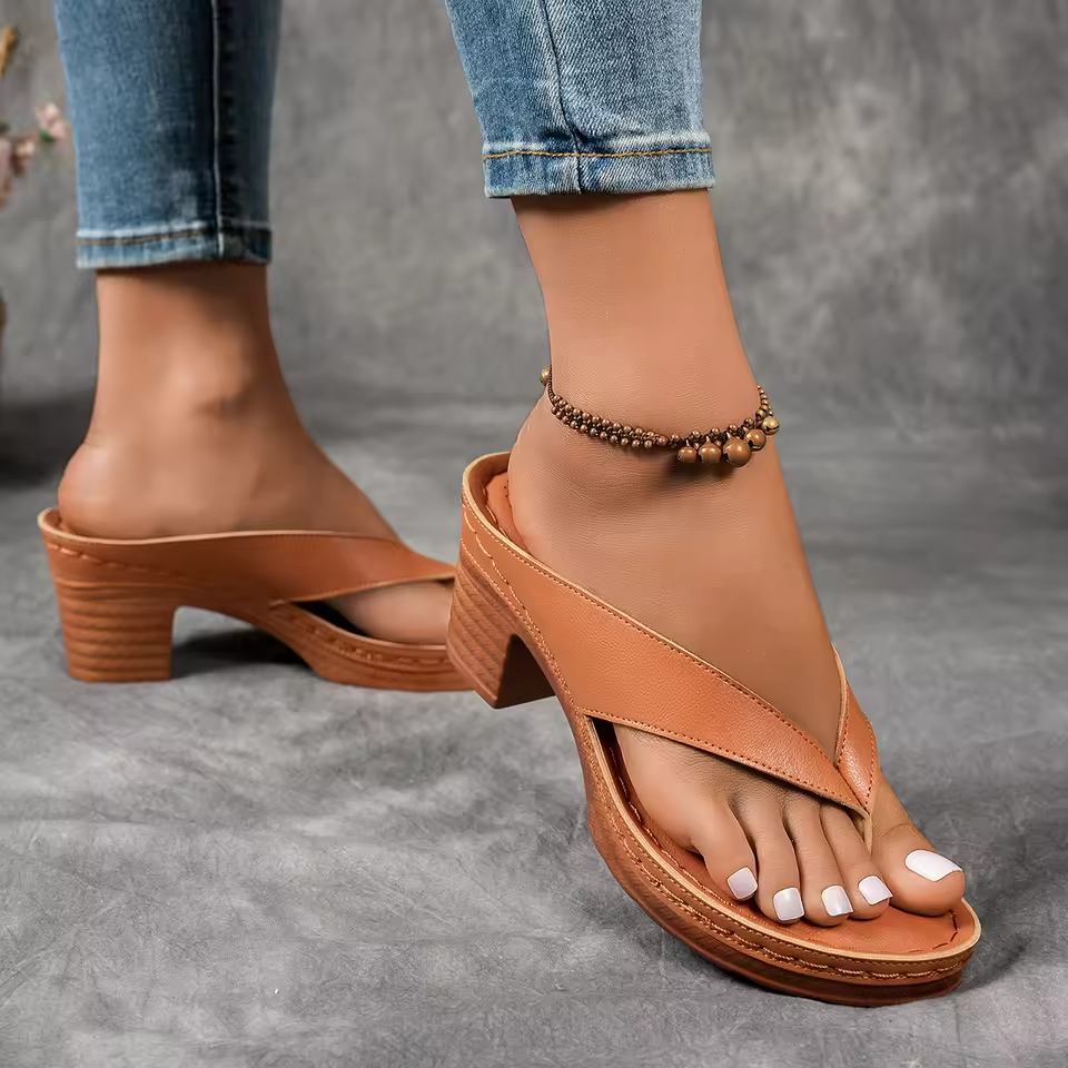 🌼Rebajas de primavera: 49 % de descuento❤️ Sandalias de verano de tacón alto con estilo para mujer | Cómodas, transpirables y versátiles