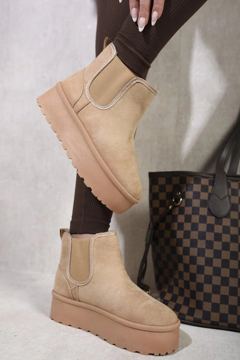 OFERTA CALIENTE 45%🔥Botas Chelsea de invierno con suela gruesa y soporte para mujer 