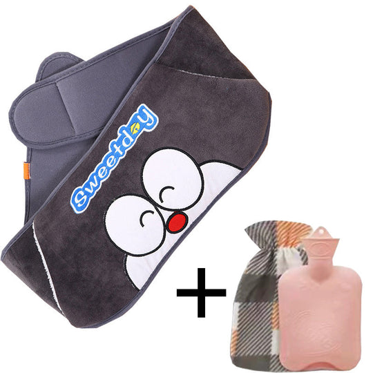 Bolsa de agua caliente recargable con cinturón de peluche [Ajuste universal] ¡Oferta navideña del 49%!