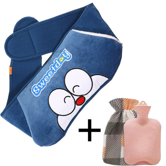 Bolsa de agua caliente recargable con cinturón de peluche [Ajuste universal] ¡Oferta navideña del 49%!