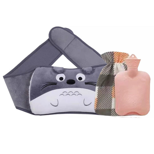 Bolsa de agua caliente recargable con cinturón de peluche [Ajuste universal] ¡Oferta navideña del 49%!