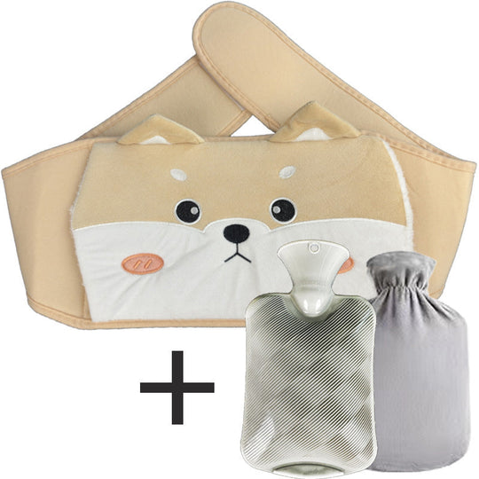 Bolsa de agua caliente recargable con cinturón de peluche [Ajuste universal] ¡Oferta navideña del 49%!